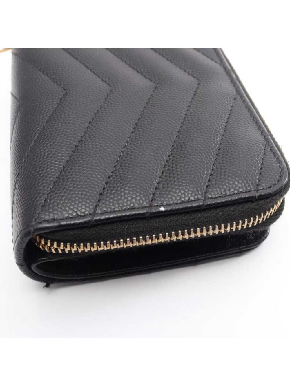 Saint Laurent Paris Bifold Wallet Monogram Black Leather - Picture 10 of 10